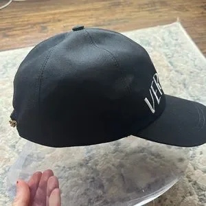 Versace | Accessories | Never Worn Versace Black Hat 6cm  display picture 2